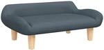 vidaXL Kindersofa Dunkelgrau 70x40x24 cm Stoff 3196345