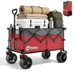Sekey XXL Plus Bollerwagen Faltbar mit Breiten All-Terrain-R&auml;dern 200KG 200L...