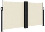 furnicato Seitenmarkise Ausziehbar Creme 120x600 cm