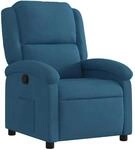 vidaXL Relaxsessel Blau Samt 371807
