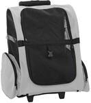 vidaXL Trolley f&uuml;r Haustiere 3-In-1 Grau 48x32x57-106 cm cm Oxford-Gewebe 42007373