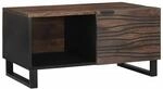 vidaXL Couchtisch Braun und Schwarz 80 x 50 x 40 cm 4018012