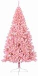 vidaXL K&uuml;nstlicher Vorbeleuchteter Weihnachtsbaum Rosa 240 cm PVC 3397098
