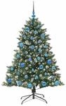 vidaXL K&uuml;nstlicher Weihnachtsbaum mit 150 LEDs Gr&uuml;n 105 x 105 x 150 cm 3395228