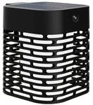 Philips Solar-Outdoor-Wandleuchte Hara 2.700 K Schwarz 13 cm x 11,2 cm x 12,7 cm