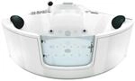 AcquaVapore Whirlpool Pool Badewanne Eckwanne Wanne W70H-TH 150x150 mit T&uuml;r...