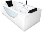 AcquaVapore Whirlpool Pool Badewanne Eckwanne Wanne W81-TH-A-SC 90x180 mit Farbl