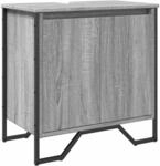 vidaXL Waschbeckenunterschrank Grau Sonoma 60x35x60 cm Holzwerkstoff 848657