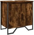 vidaXL Waschbeckenunterschrank R&auml;uchereiche 60x35x60 cm Holzwerkstoff 848656