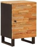 vidaXL Badezimmerschrank Natur 38 x 33,5 x 58 cm Massivholz Mango 4018317