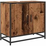 vidaXL Waschbeckenschrank Altholz 65 x 33 x 60 cm Holzwerkstoff 883614