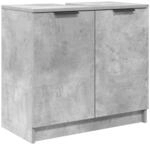 vidaXL Badezimmerschrank Beton Grau 64,5 x 33,5 x 59 cm Holzwerkstoff 880740