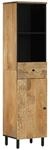 vidaXL Badschrank 38x33x160 cm Massivholz Mango 356913