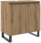 vidaXL Badschrank Artisan-Eiche 58x33x60 cm Holzwerkstoff 857221