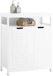 SoBuy Badkommode Kommode Sideboard Flurschrank Badezimmerschrank Wei&szlig; BZR121-W