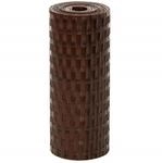 vidaXL Balkon-Sichtschutze 10 Stk Braun Schwarz 255x19 cm Poly Rattan 156315