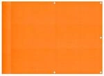 vidaXL Balkon-Sichtschutz Orange 75x800 cm 100 % Polyester-Oxford 42002139