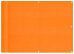 vidaXL Balkon-Sichtschutz Orange 75x1000 cm 100 % Polyester-Oxford 42002140