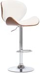 vidaXL Barhocker Wei&szlig; Kunstleder 287410