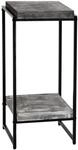 MCW Blumentisch K71 MDF Metall Dunkelgrau 82cm