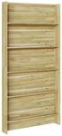 vidaXL Pflanzenregale Braun 90 x 15 x 180 cm Impr&auml;gniertes Kiefernholz 42013031