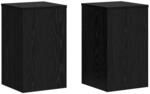 vidaXL Pflanzenst&auml;nder 2 Stk Schwarz Eichen-Optik 30 x 30 x 50 cm 869231