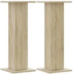 vidaXL Pflanzenst&auml;nder 2 Stk Sonoma-Eiche 30x30x80 cm Holzwerkstoff 3307866