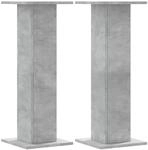 vidaXL Pflanzenst&auml;nder 2 Stk Betongrau 30x30x80 cm Holzwerkstoff 3307867