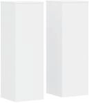 vidaXL Pflanzenst&auml;nder 2 Stk Wei&szlig; 33x33x100 cm Holzwerkstoff 3307882