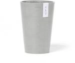 Ecopots Vase Pisa Wei&szlig;grau 21 cm x 30 cm
