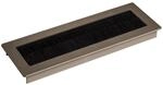 SOTECH Kabeldurchlass TONDO L&auml;nge 200 mm Edelstahloptik mit B&uuml;rstendichtung