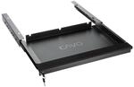SOTECH CAVO Unterbau Laptop Schublade 580 x 446 x 55 mm Schwarz Abschlie&szlig;bar