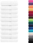 vidaXL Premium-G&auml;stet&uuml;cher SOLUND 10 Stk Wei&szlig; 30x50cm 600 g/m&sup2; 137122