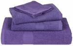 vidaXL Handt&uuml;cher 10 Stk Lila 100x200 cm 360 g/m&sup2; 100% Baumwolle 136892