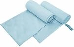 vidaXL Sporthandt&uuml;cher 2 Stk Blau 200 x 100 cm Polyester und Polyamid 42011476