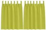 vidaXL Verdunkelungs-Vorh&auml;nge mit Ringen Gr&uuml;n Polyester 4107608