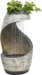 Granimex Gartenbrunnen Nimbus inkl. Pumpe und LED-Beleuchtung &Oslash; 26 cm x 51 cm