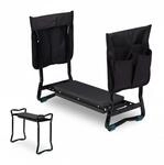 Relaxdays Kniebank Stahl Schwarz Klappbar 50 cm x 60 cm x 27,5 cm 2,9 kg