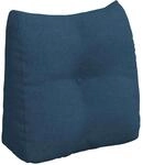 vidaXL R&uuml;ckenkissen Blau 45 x 24 x 50 cm Stoff 42014362