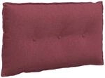 vidaXL R&uuml;ckenkissen Weinrot 80 x 19 x 50 cm Stoff 42014704