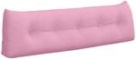 vidaXL R&uuml;ckenkissen Rosa 160 x 24 x 50 cm Stoff 42014543