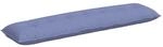 vidaXL R&uuml;ckenkissen Jeans Blau 200 x 19 x 50 cm Stoff 42014973