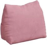 vidaXL R&uuml;ckenkissen Rosa 45 x 20 x 35 cm Cordstoff 42015023