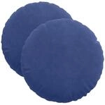 vidaXL Sitzkissen 2 St&uuml;ck Polizeiblau &Oslash; 40 x 13 cm Samt 42014148
