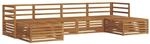 vidaXL Sofagarnituren 6 Tlg Natur Massivholz Akazie 3373879