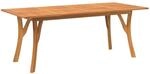 vidaXL Gartentisch 200x90x75 cm Massivholz Akazie 363309