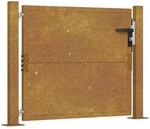 vidaXL Gartentor 105 x 105 cm Cortenstahl 153203