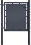 vidaXL Gartentor Stahl 100 x 75 cm Anthrazit 144517