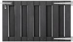vidaXL Gartentor WPC 100 x 60 cm Grau 49081