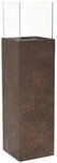 Vivanno Windlichts&auml;ule Candela 25 cm x 25 cm x 100 cm Quarzgrau